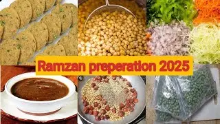 Ramadan Food Preparation  2025 |Make and Freeze Ramadan Recipes| Ideas to Save Time in Ramadan
