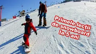 Lecții de snowboard la 5 ani