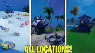 Visit Coral Cove, Base Camp Golf and Unremarkable Shack  - Fortnite Week 8 Epic Quest