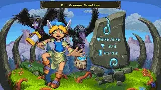 Tiny Thor - Creepy Crawlies (2) - No Cheats-Mods/No Damage/All Enemies/100% Gems/No Double Jump