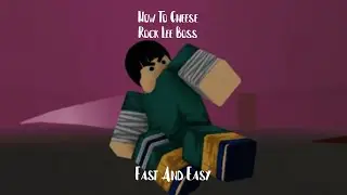 HOW TO CHEESE THE ROCK LEE BOSS | Bloodlines Roblox