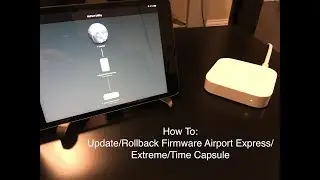 Как обновить/откатить прошивку на Airport Express/Extreme/Time Capsule с помощью iOS