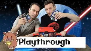 Let's play Star Wars Unlimited! Luke vs Vader starter decks