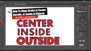 How to Align Strokes in Illustrator (Center, Inside, Outside)