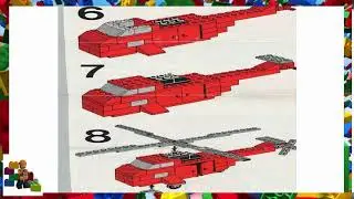 LEGO instructions - Legoland - 480 - Rescue Helicopter