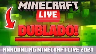 Trailer de An&uacute;ncio da Minecraft Live 2021 - Dublado PT-BR!