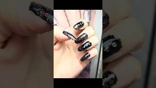 Glitter, & Jewels     #nails #glitter #jewels #nailart