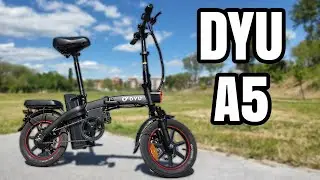 #dyu A5 Bici elettrica pieghevole compatta ed economica recensione dopo due mesi di utilizzo!