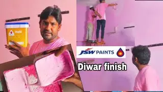 wall How to Apply Jsw paints Halo review #gaffartech