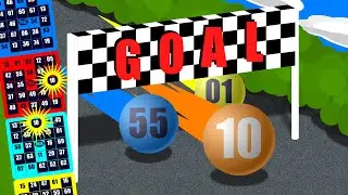 Marble Bingo Racing [Marble Race in Algodoo]