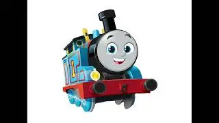 Thomas the Tank Engine (2021 Reboot Animated) with White Background (Happy 40th Anniversary)