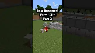 Part 2 : Best Bonemeal Farm In Minecraft! (1.21+) #minecraft #survival #minecraftfarm
