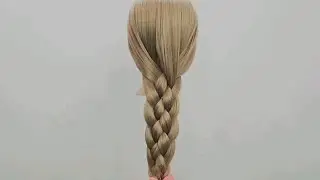 🔔Quick & Easy 5_Strand Hair Braid🤩