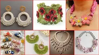 beautiful and marvelous crochet diy jewelry accessories design #viral #crochet 