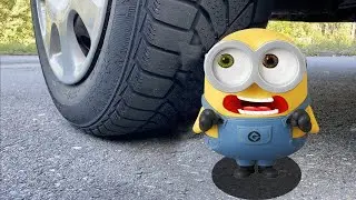 EXPERIMENT Car vs Minion Mask Crushing Crunchy & Soft Things by Car
