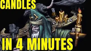 How to paint CANDLES in 4 minutes - Torgillius the Chamberlain