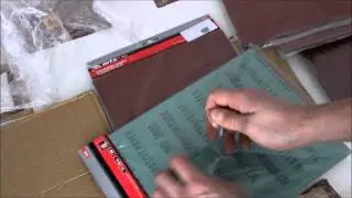 Распаковка посылки с наждачными бумагами  2000, 1000, 800, 600, 400
