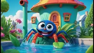 Little Spider's Rainy Climb | A Story of Perseverance & Fun for Kids