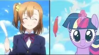 Love Live vs MLP:FIM - No Matter What, We're Friends Comparison