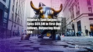 В первый день приток средств в ETF Spot Solana от Bitwise составил $69,5 млн.