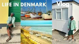 Life in Denmark 🇩🇰Vlog| Cozy 🍵 and Relaxed Weekend getaway| A 10km Sandy 🏖️ Beach + war Bunkers