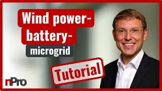 Wind-power-battery microgrid planning and sizing [Tutorial]