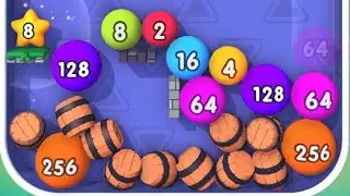 Bubble Buster 2048 - All Levels Gameplay Android, iOS
