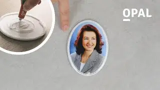 Jak zamontować zdjęcie nagrobkowe na pomnik? Przyklejanie fotoporcelany silikonem.