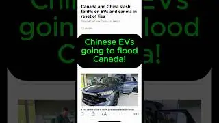 Chinese EVs coming to Canada - slashing tariffs on Chinese EV imports