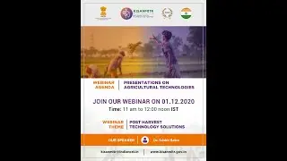 Post Harvest Technology Solution | KisanMitr Webinar Series