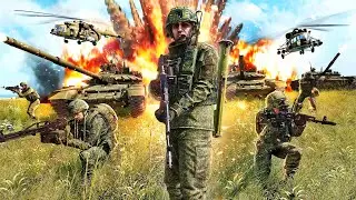 США против России. ТОТАЛЬНАЯ ВОЙНА в Arma 3!