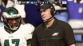 MADDEN NFL 19 - New England Patriots vs Philadelphia Eagles Full Match | Xbox One X (4k 60fps)