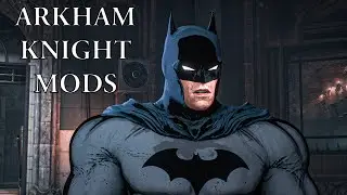 New Batman HUSH V3.5 Cel-Shaded Comic Accurate Suit| Cutscene & Combat Showcase |Arkham Knight Mods