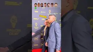 Mbappe arriving At The Ballon D'or 😍