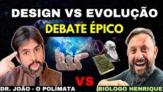 O Pol&iacute;mata Jo&atilde;o Paulo Reis e Bi&oacute;logo Henrique. Design inteligente vs Evolu&ccedil;&atilde;o o Debate pegou 🔥