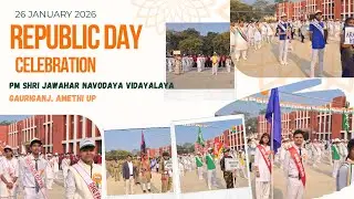 77th Republic Day Parade | JNV Amethi | Republic day celebration #school #republicday #viral #india