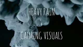 Rain + Relaxing Visuals for Deep Sleep | Liquid Smoke | Water Art | #pexels #satisfying #reverse
