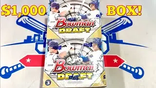 NEW RELEASE!  $1,000 SUPER BOX OF BOWMAN DRAFT SUPER!
