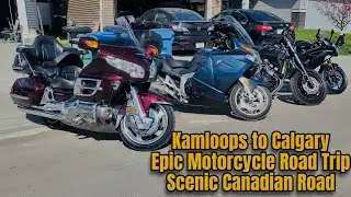 Kamloops to Calgary &ndash; Epic Motorcycle Road Trip | Scenic Canadian Rockies Ride