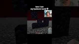 Minecraft Hardcore Moment