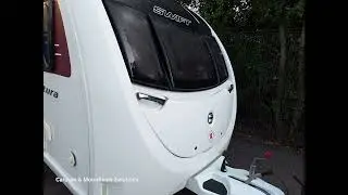 Caravan full valeted with a ceramic coating 