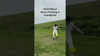 Taichi Mouri Soccer Training is in Progress