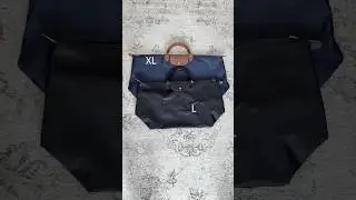 L and XL Longchamp travel bags. Review