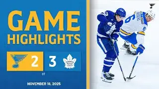 Game Highlights: Maple Leafs 3, Blues 2 (OT)