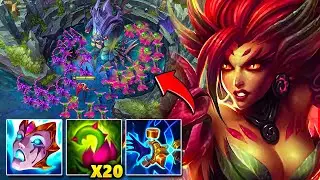 WTF?! I CREATED AN ENDLESS ARMY OF ZYRA PLANTS! (160 ABILITY HASTE)