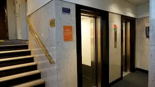Two amazing original Brødr. Reber A/S traction elevators @ Comfort Hotel***, Stavanger, Norway