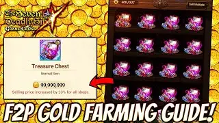 UPDATED* HOW TO FARM MILLIONS OF GOLD F2P!! TIPS & TRICKS* (7DS Guide) Seven Deadly Sins Grand Cross