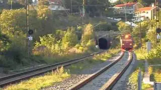 Veteran trains HG och DU2  at Bohusbanan August 28, 2010