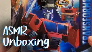 ASMR - Unboxing Earthspark Optimus Prime and Robby Malto - Plastic, Cardboard, Scissors, No Talking