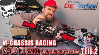 Tamiya M-Chassis gibt es in Kurz Mittel und Lang M-05 von 239 umbau auf 225mm RC Modellbau Anleitung